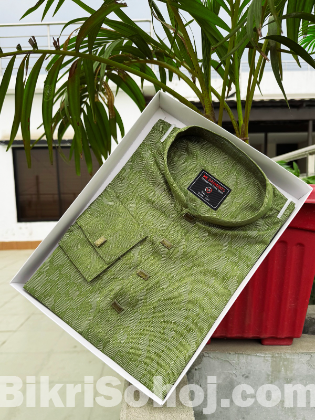 Premium Cotton Print Panjabi